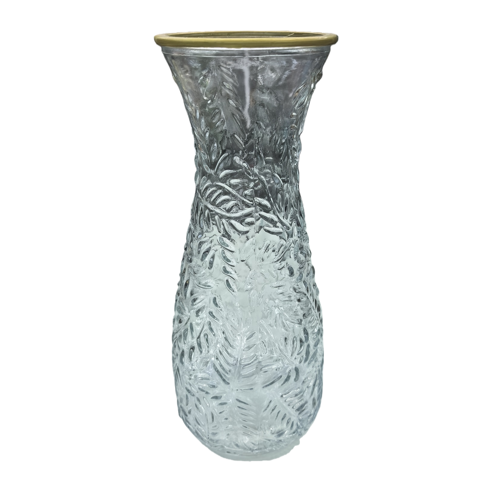 Creative transparent carved glass vase, simple and modern living room flower arrangement decoration, gift Item Picture