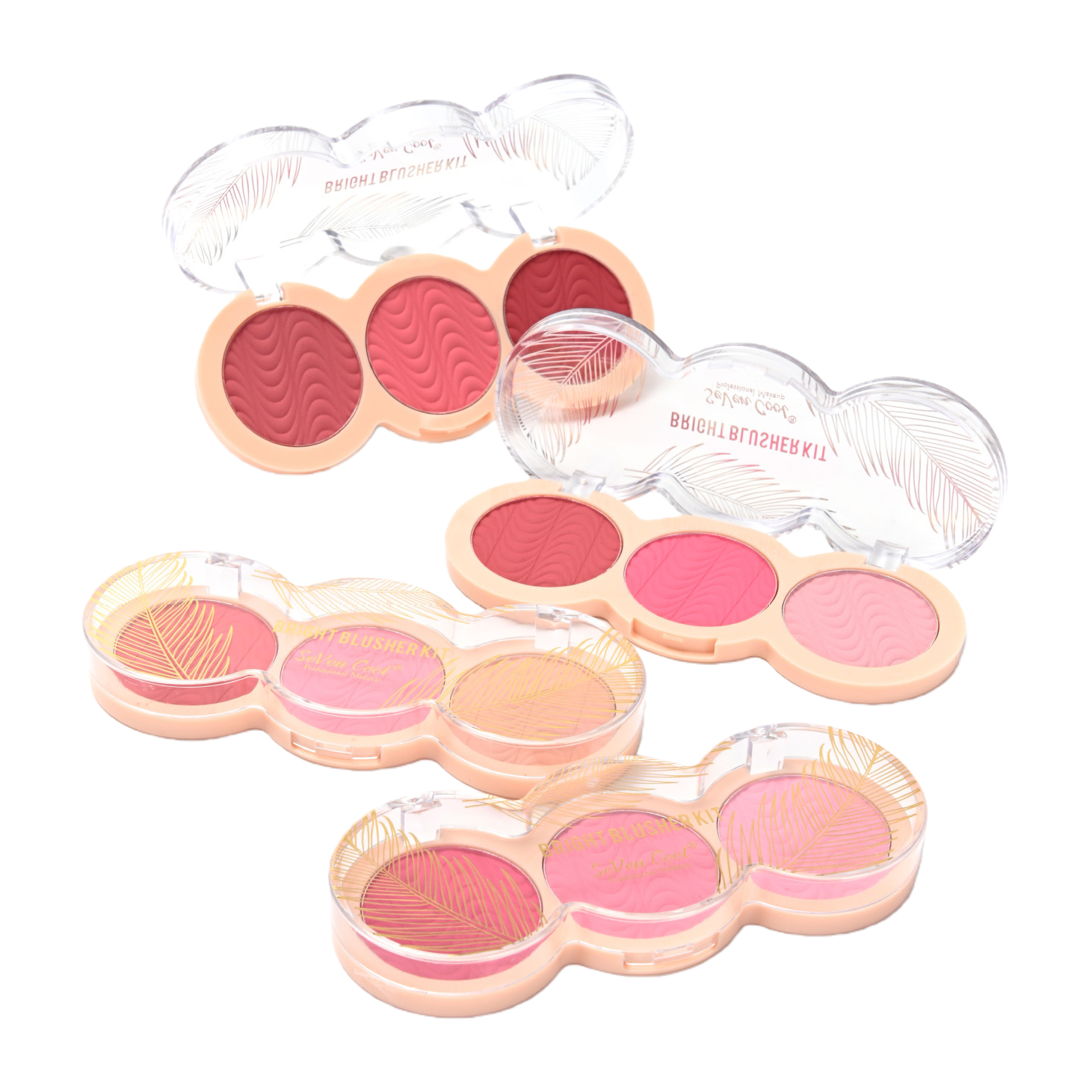 Multi-color eyeshadow, blush, highlight, contouring makeup set, long-lasting color display, multi-purpose beauty tool Application Scenario