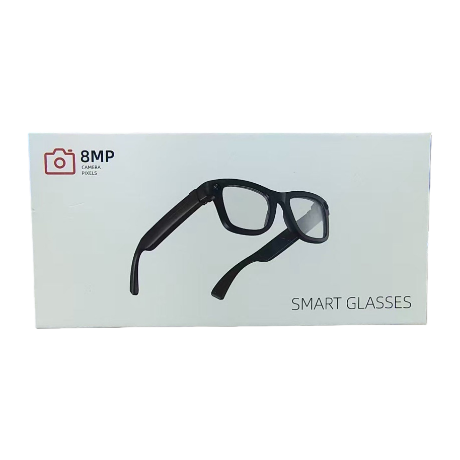 Fashionable white packaging box, suitable for smart glasses, portable storage box, simple and lightweight, anti-drop protective box Item Picture