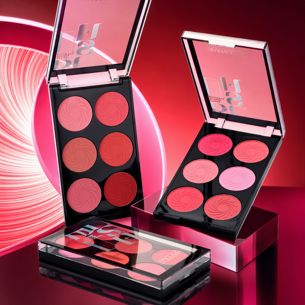 Natural nude blush rouge long-lasting anti-smudging, soft powdery makeup products Application Scenario