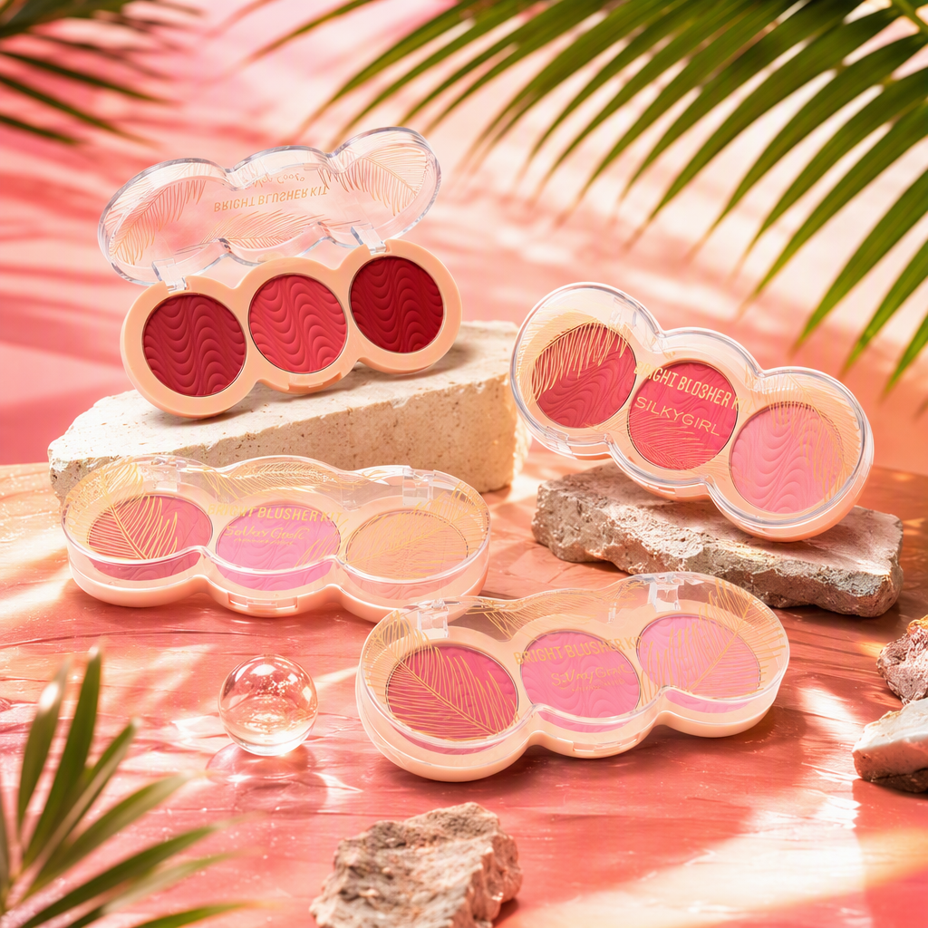 Multi-color eyeshadow, blush, highlight, contouring makeup set, long-lasting color display, multi-purpose beauty tool details Picture