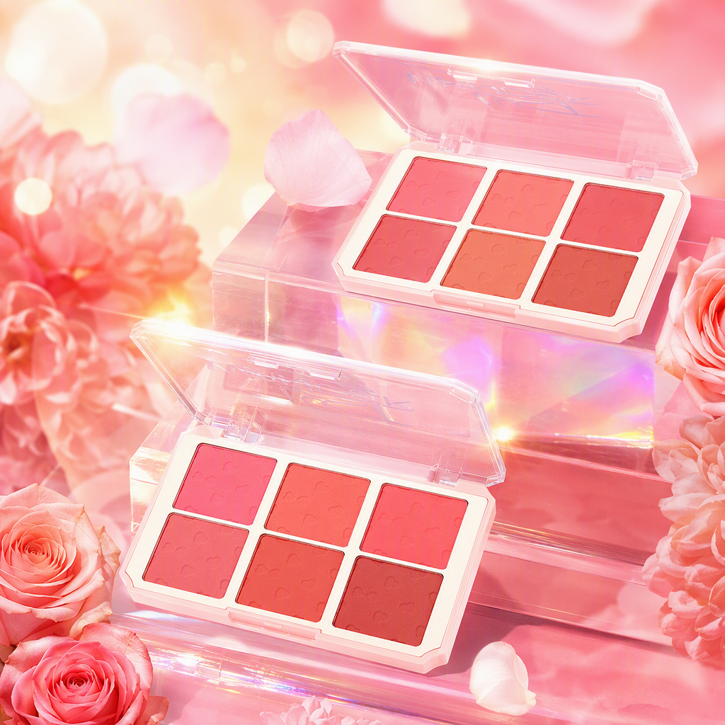 Recommended new natural and soft blush powder compact for long-lasting and smooth nude makeup