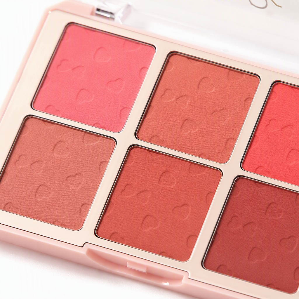 Recommended new natural and soft blush powder compact for long-lasting and smooth nude makeup details Picture