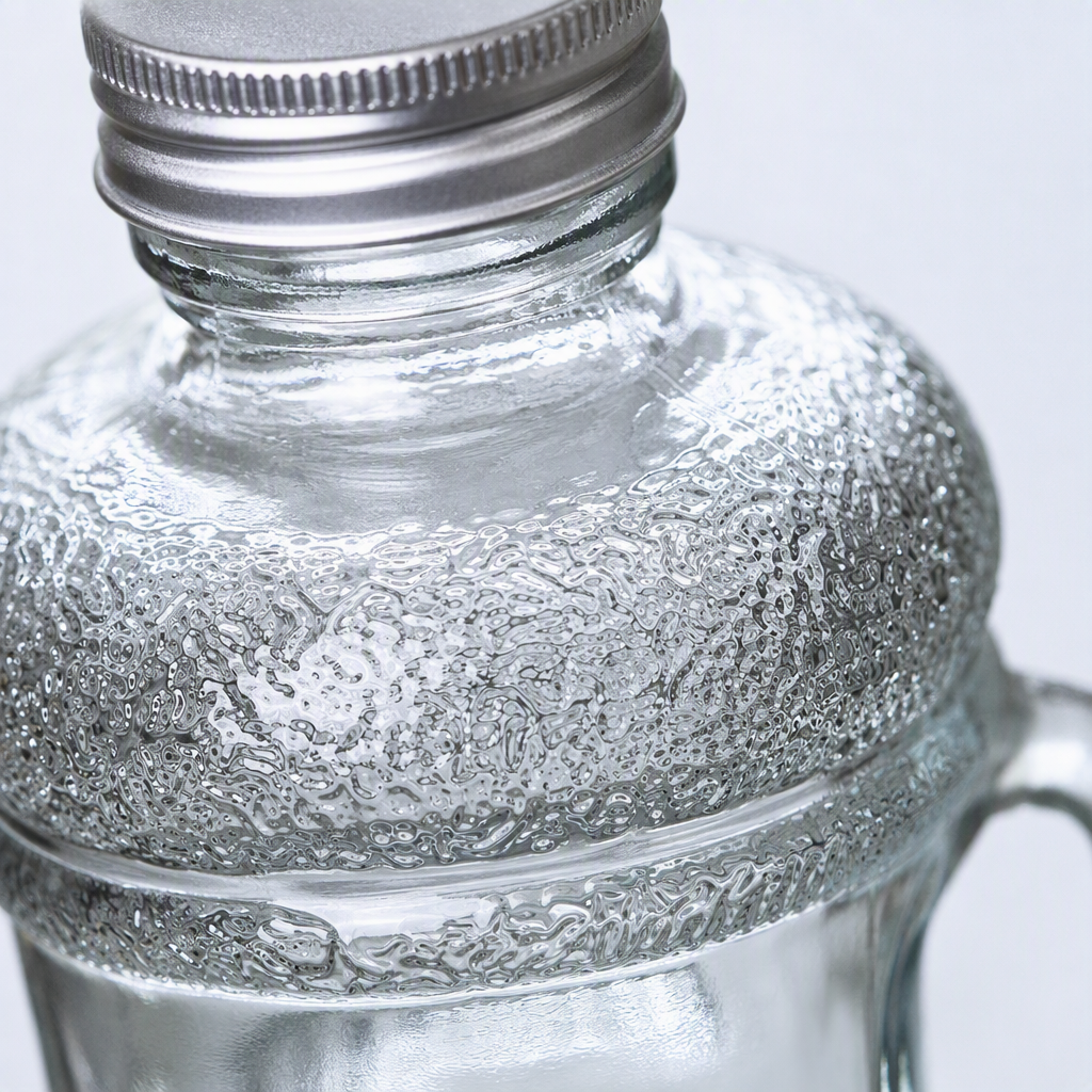 Hervidor de vidrio transparente multifuncional resistente al calor y al frío tetera doméstica creativa simple vaso de agua de vidrio con asa Application Scenario