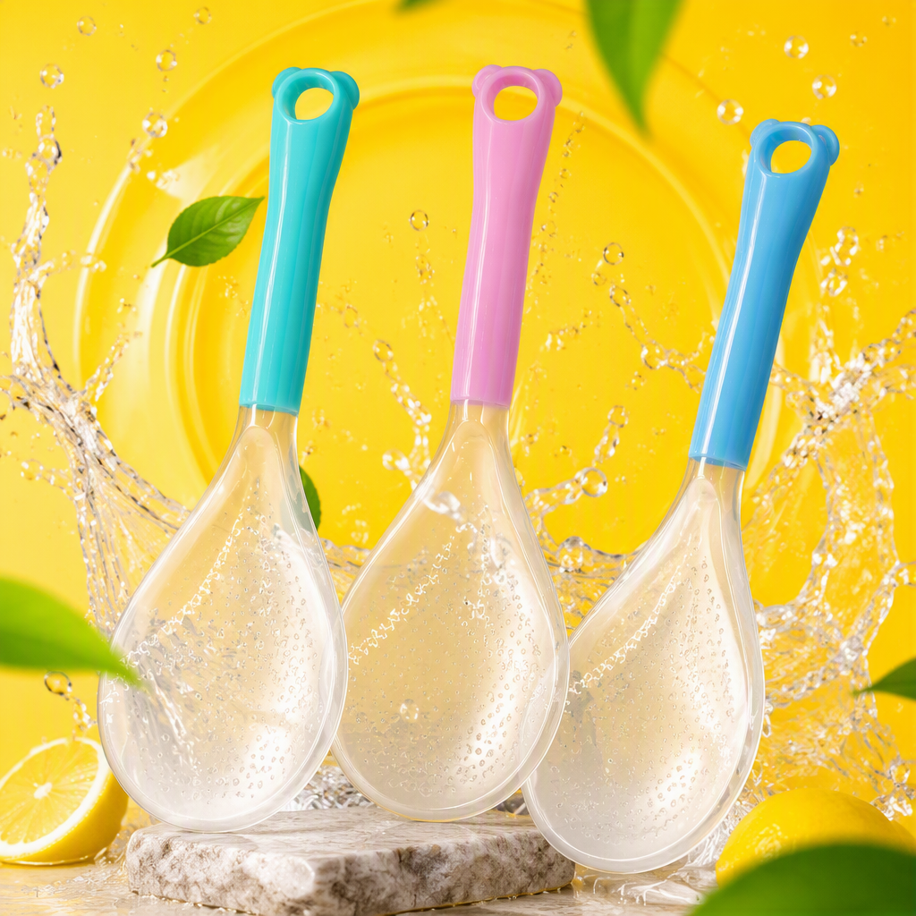 Colorful handle kitchen spoon set, heat-resistant stainless steel soup spoon, spoon, kitchenware, household chef tools Specification image