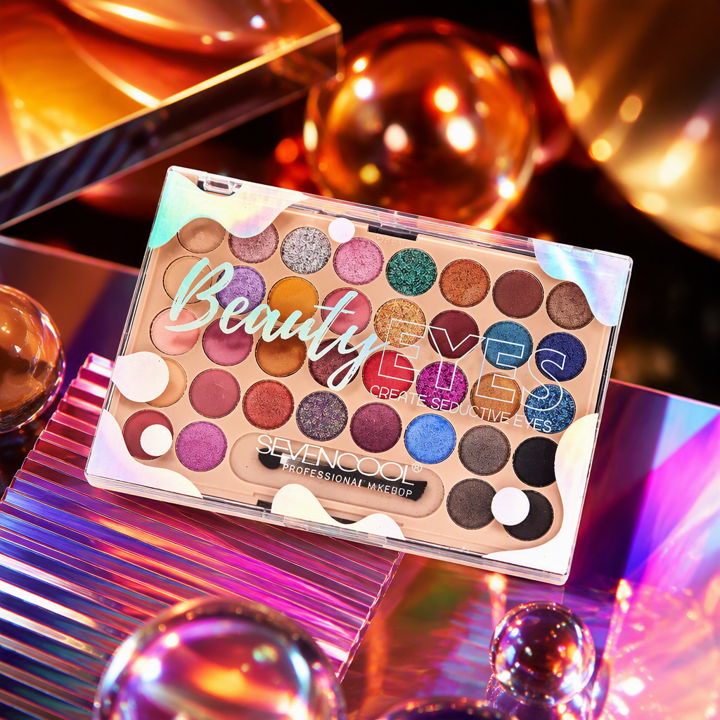 Long-lasting color-changing eyeshadow palette, multi-color matte gloss, earth tone eyeshadow palette, makeup palette, suitable for professional students and beginners details Picture