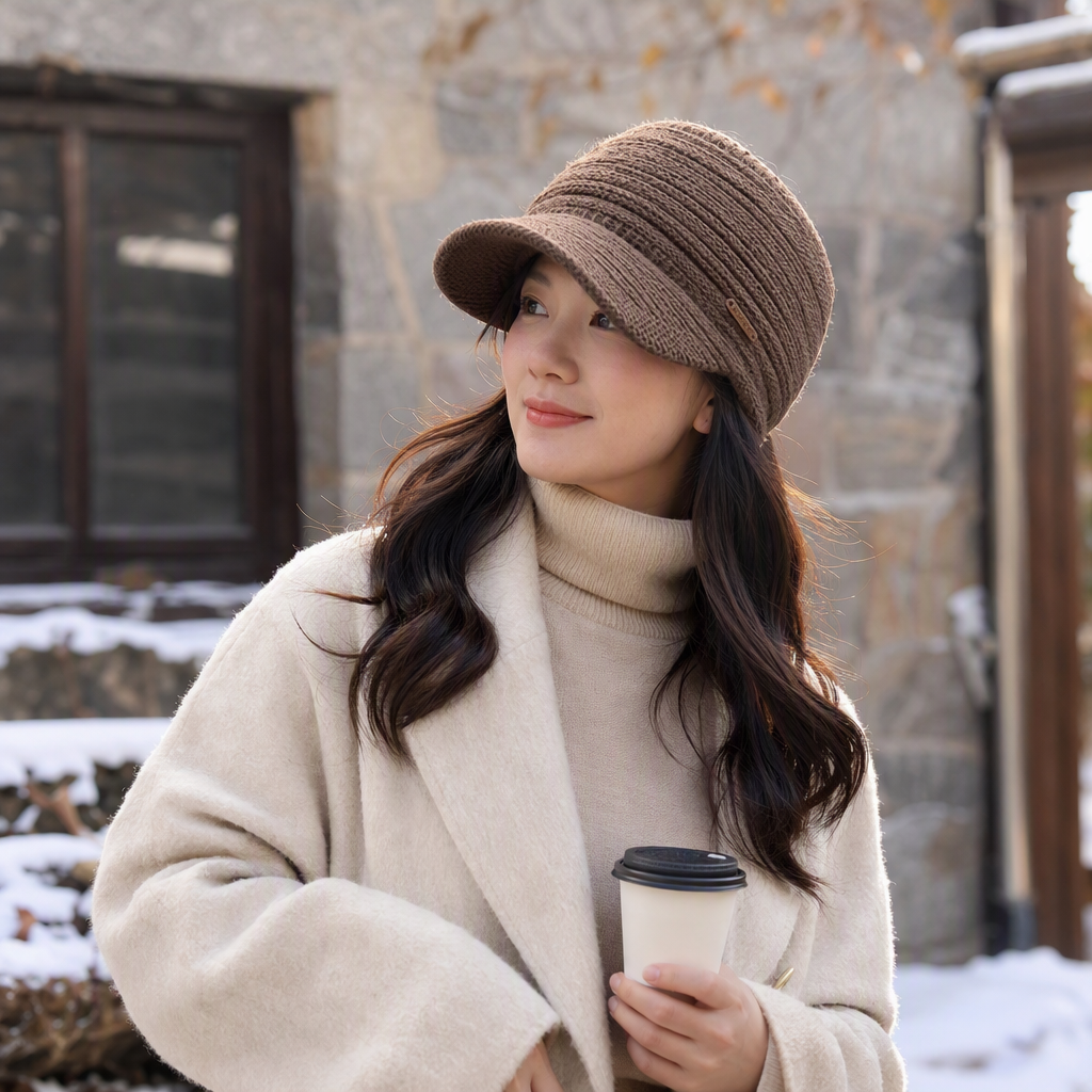 Fashionable and versatile knitted hats for men and women, warm and casual hats for autumn and winter, soft and comfortable, available in multiple colors details Picture