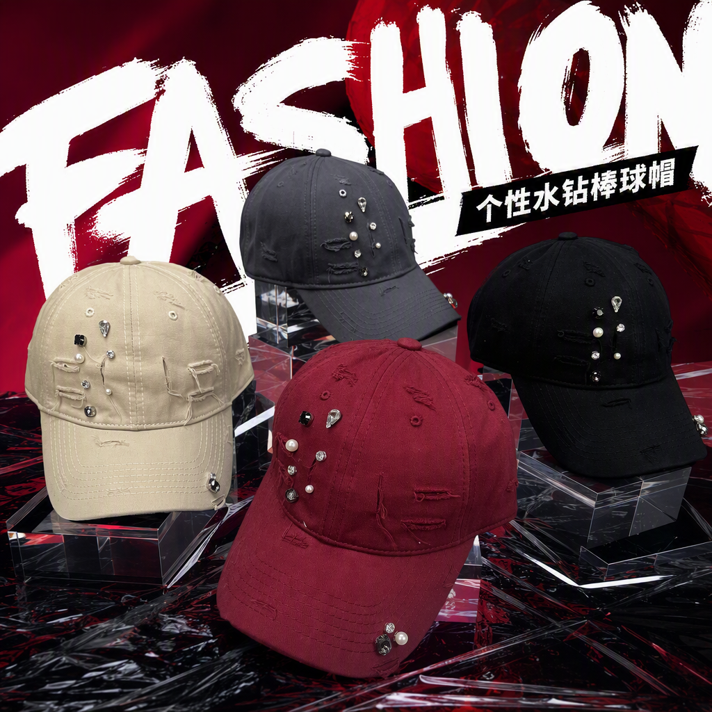 Cuatro decoraciones beisbol gorras de beisbol moda versátil tendencia casual gorras deportivas para hombres y mujeres regalos accesorios de vestir Specification image