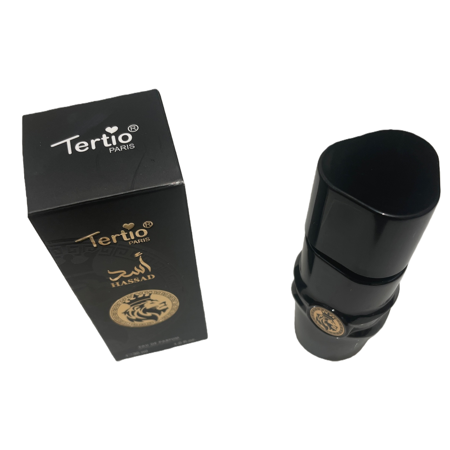 Fashionable black perfume bottle, exquisite packaging box, high-end gift box, simple and elegant, suitable for both women and men as a decorative gift packaging Item Picture