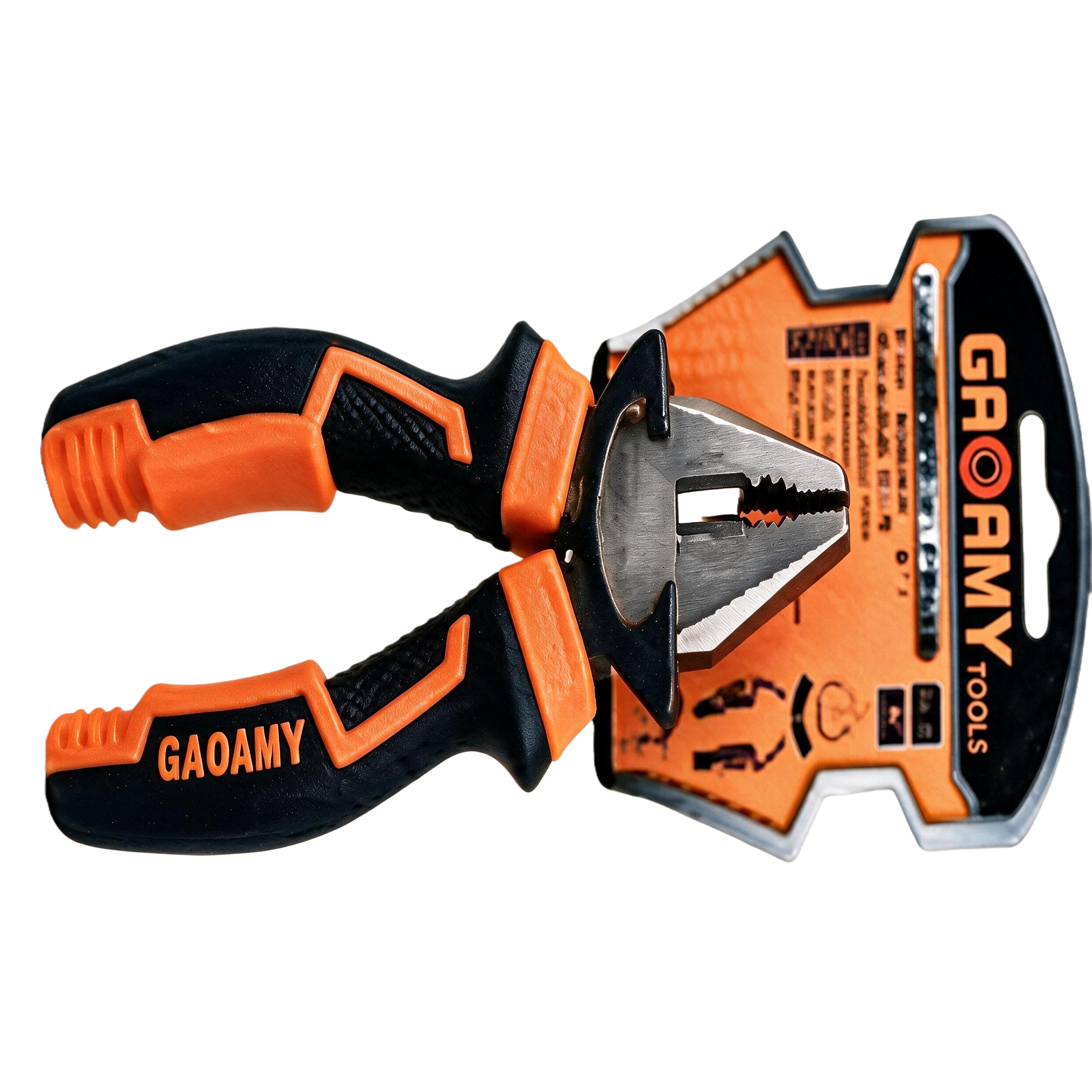 Multi-functional wire cutters, household and industrial hardware tools, durable steel, manual repair, clamping pliers Item Picture