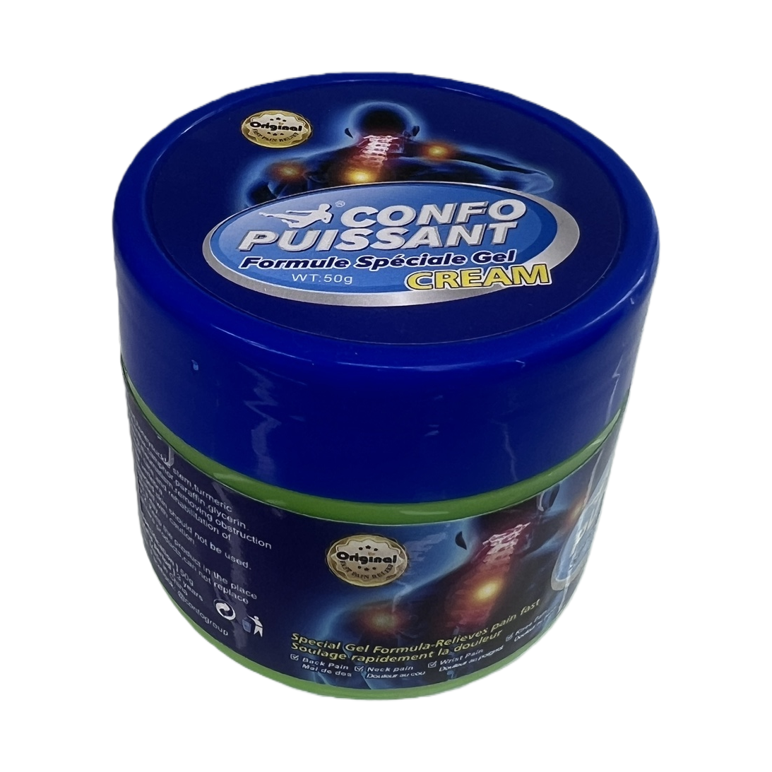 CONFO PUISSANT Special Gel Pain-Relieving Ointment 50g relieves pain and eases muscle fatigue Item Picture