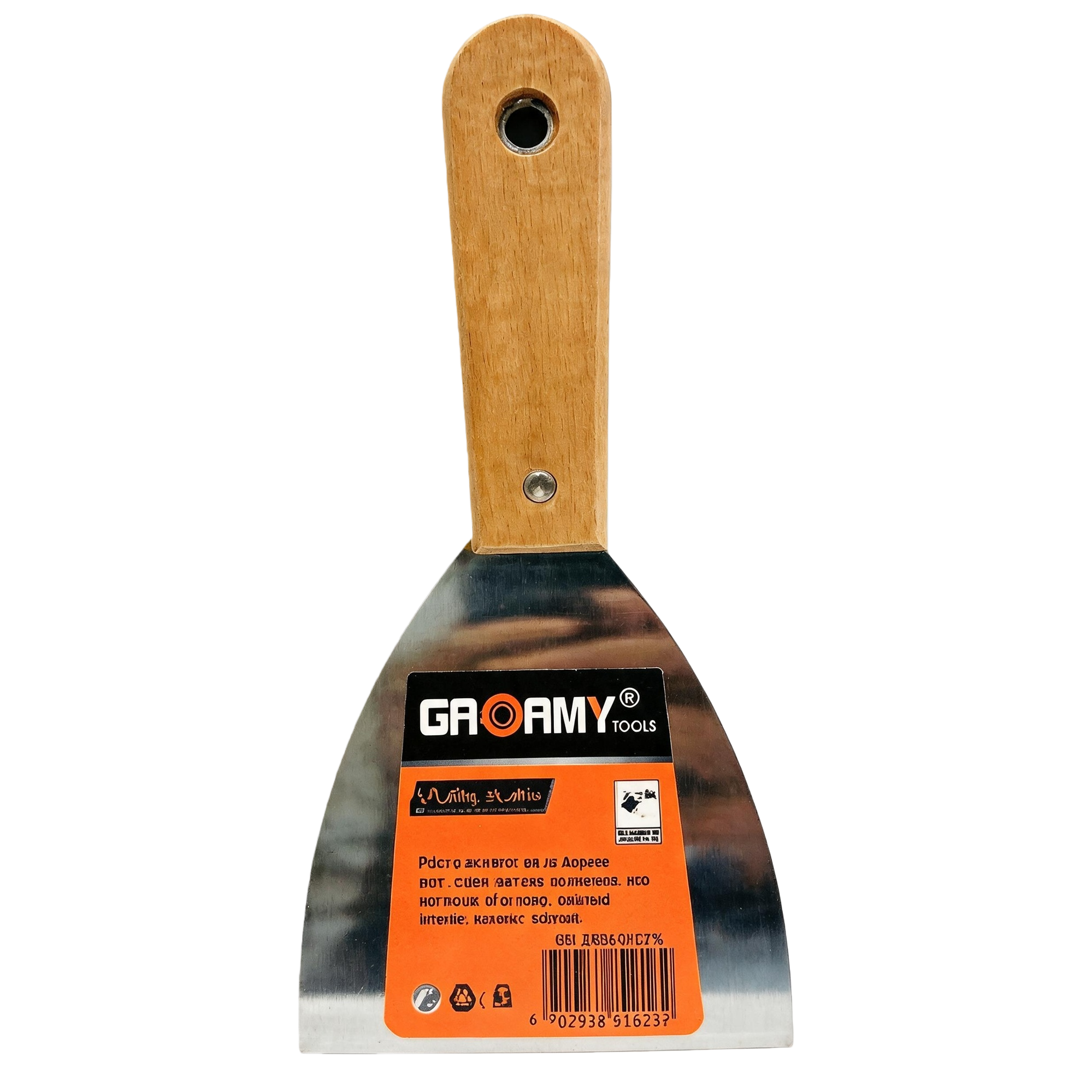 The putty knife and multi-functional scraper are essential tools for manual wall repair and decoration. They are durable and practical details Picture
