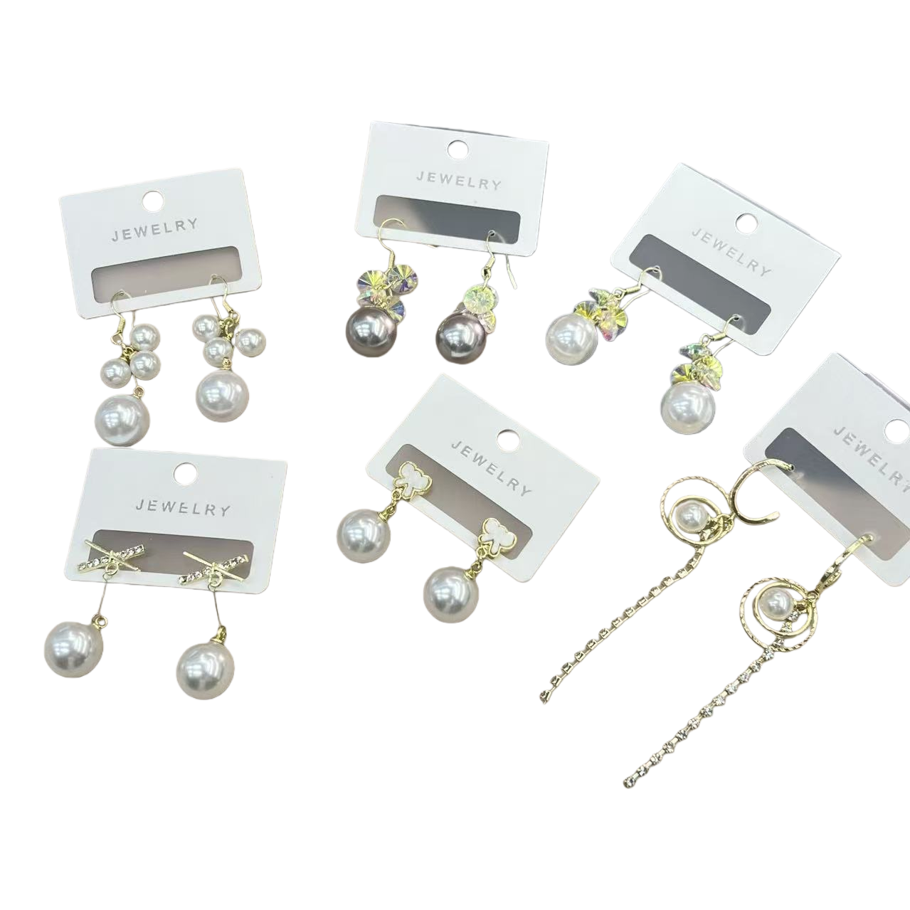 Moda simple metal borla pendientes de mujer versátil earwear tendencia earwear colgante de la oreja clip de la mujer Specification image