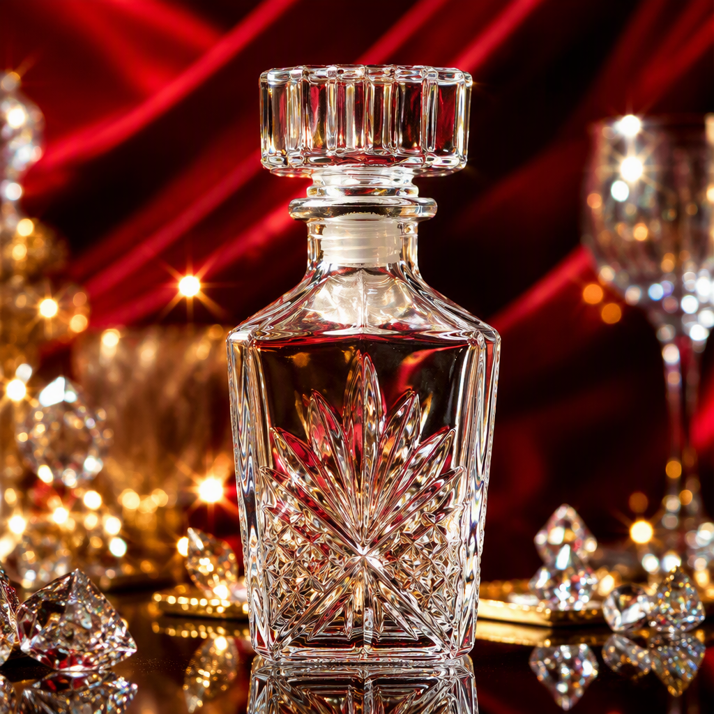 Elegant transparent glass wine bottles with various capacities are suitable for home bar decoration and collection of wine utensils Specification image