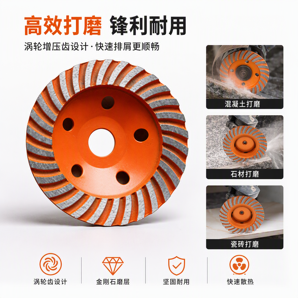 A multi-functional diamond tool set, a combination of wear-resistant and durable hardware repair tools