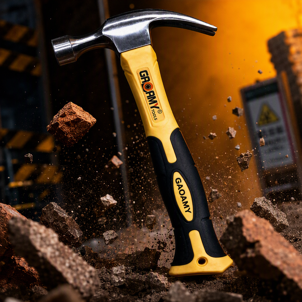 The multi-functional hand hammer is a household industrial hardware tool that is sturdy and durable, with a portable and practical handle Item Picture