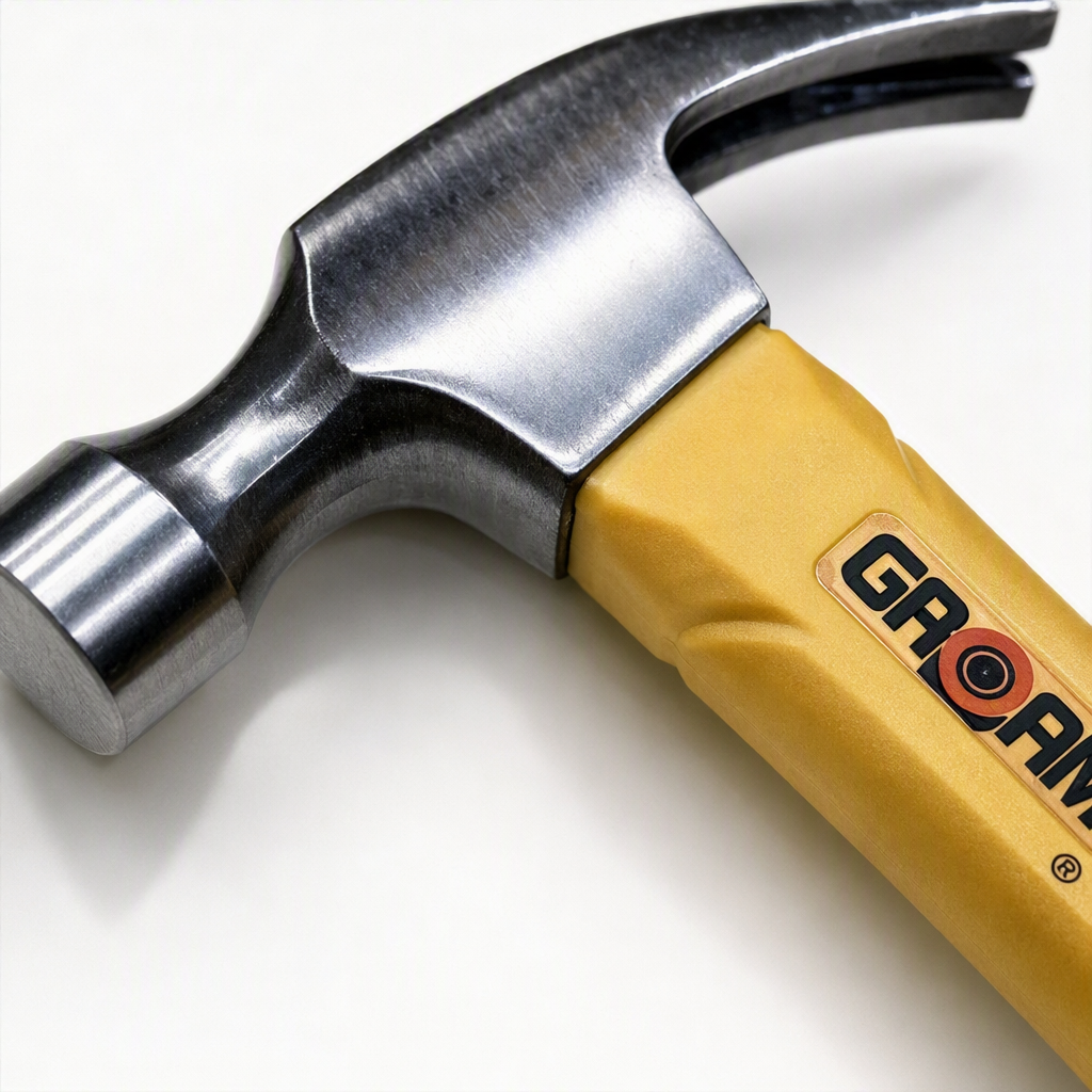 The multi-functional hand hammer is a household industrial hardware tool that is sturdy and durable, with a portable and practical handle Specification image