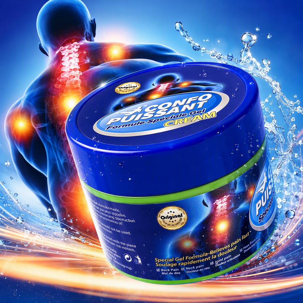 CONFO PUISSANT Special Gel Pain-Relieving Ointment 50g relieves pain and eases muscle fatigue Specification image