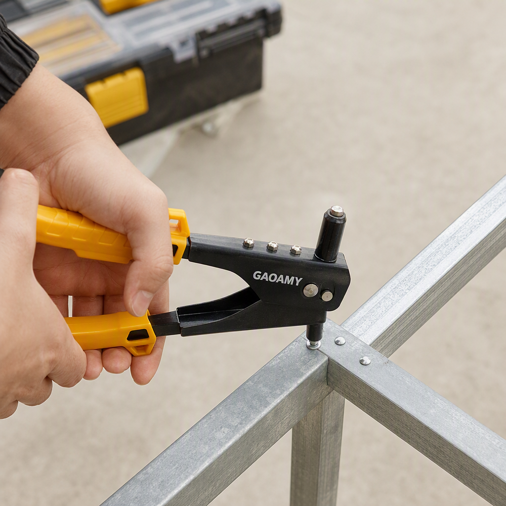 The multi-functional manual riveting gun, fitter's tool, riveting equipment and metal repair accessories are suitable for various specifications Item Picture