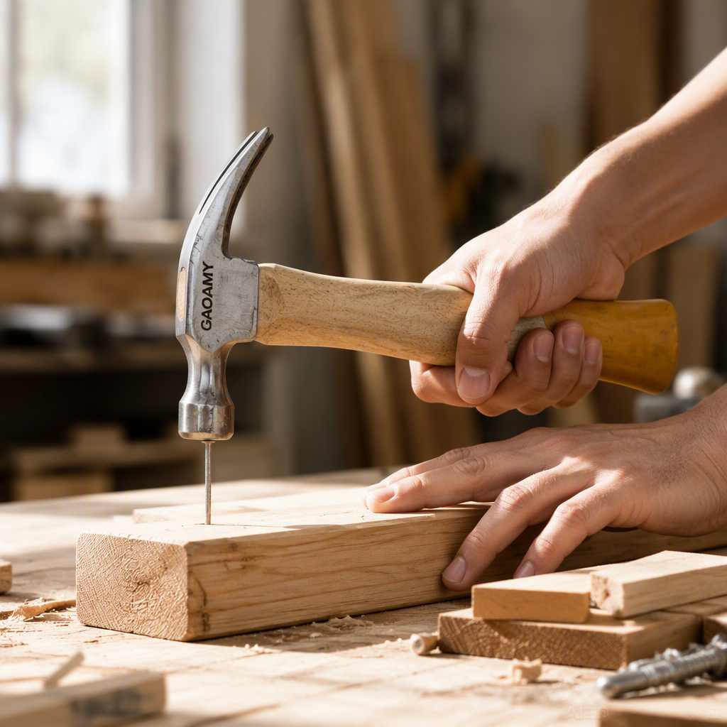 Multi-functional metal hand hammer, a household repair tool, practical and durable, handheld hammer, construction site hardware accessories Item Picture