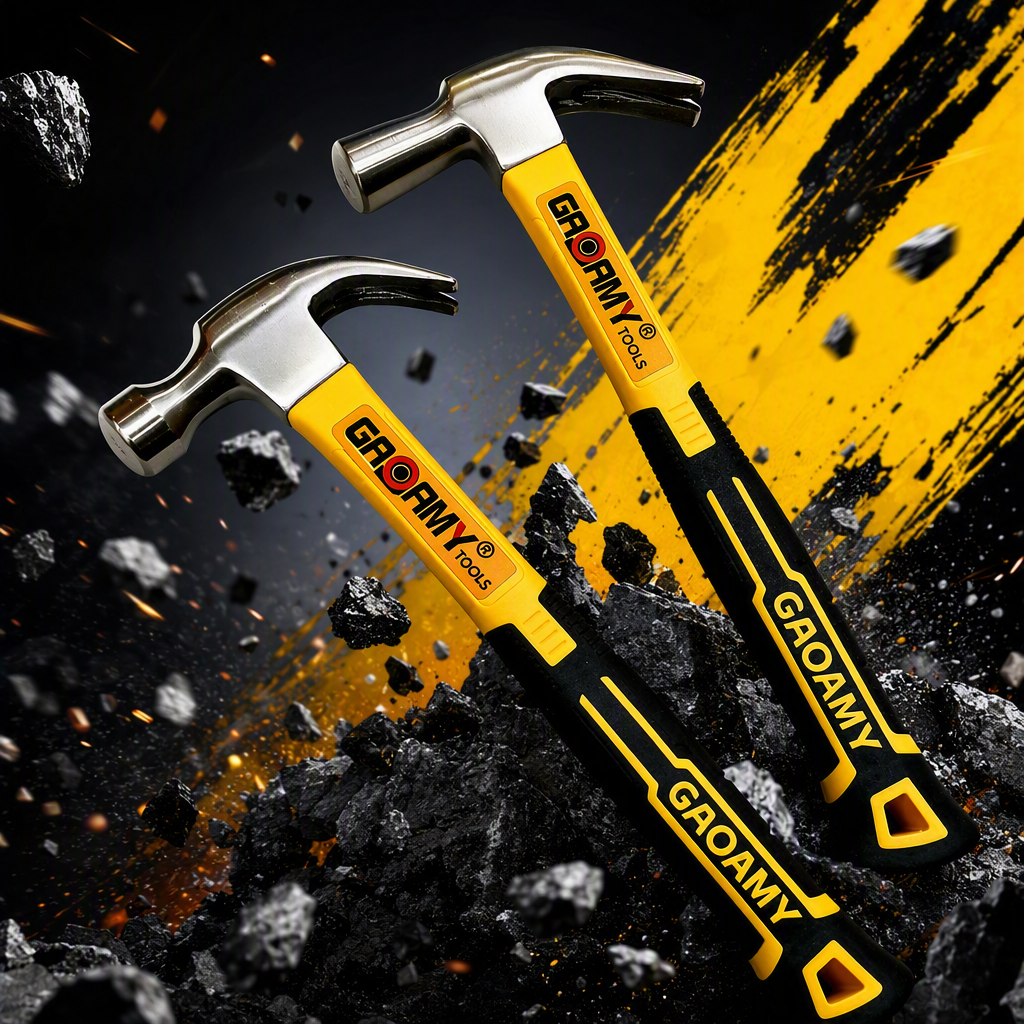 Multi-functional hand hammer with metal handle, practical tool for repair, carpentry, decoration, household hardware accessories Application Scenario