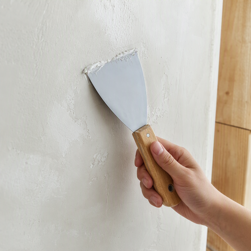 The putty knife and multi-functional scraper are essential tools for manual wall repair and decoration. They are durable and practical Item Picture