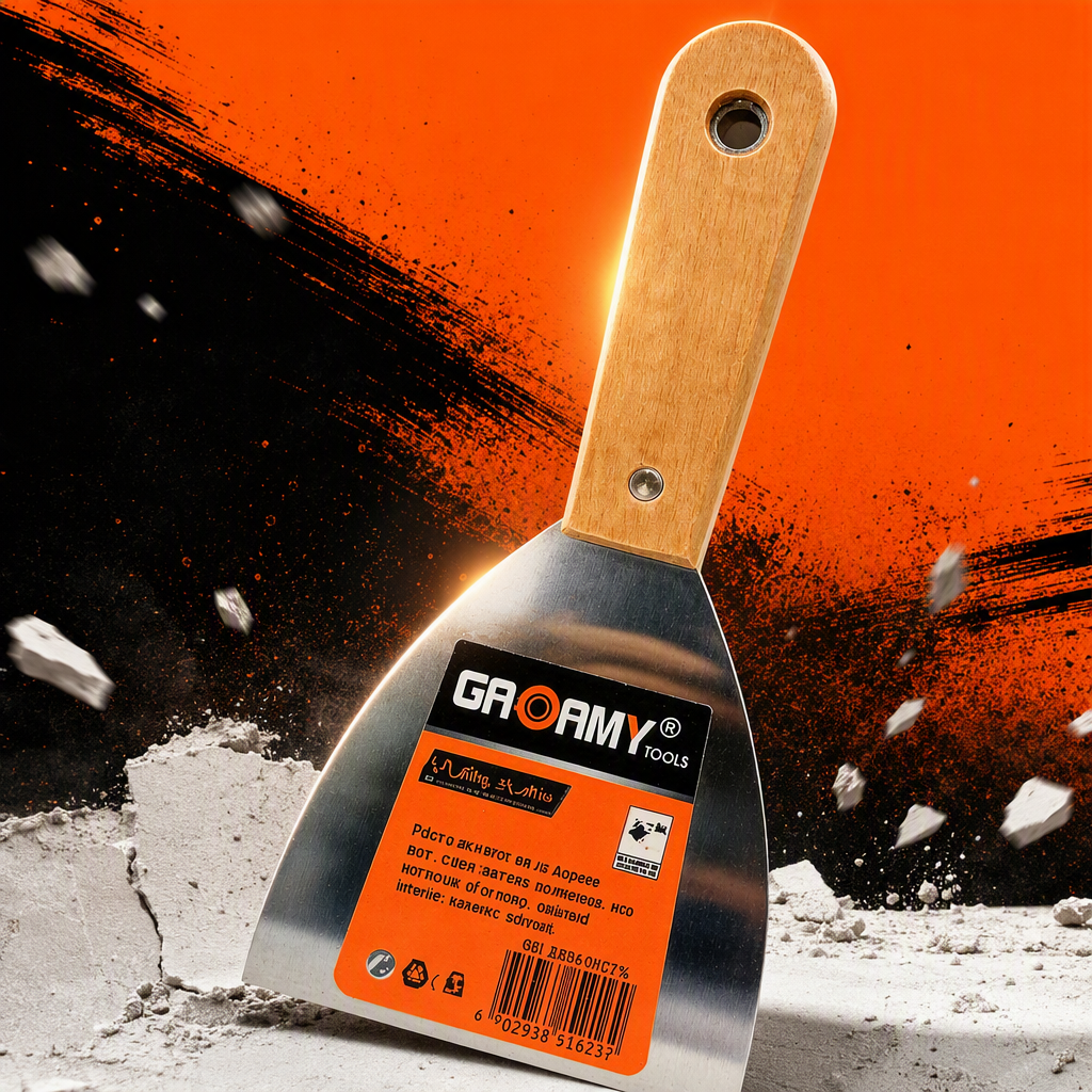 The putty knife and multi-functional scraper are essential tools for manual wall repair and decoration. They are durable and practical Application Scenario