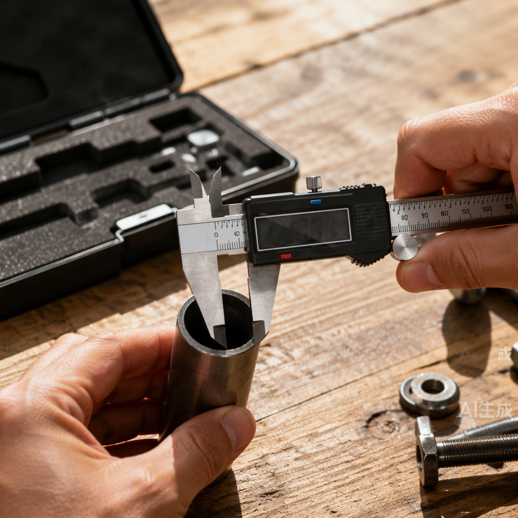 Multi-functional dial caliper precision measuring tool, metal measuring instrument, digital display vernier caliper, dial caliper, industrial-grade measuring instrument details Picture