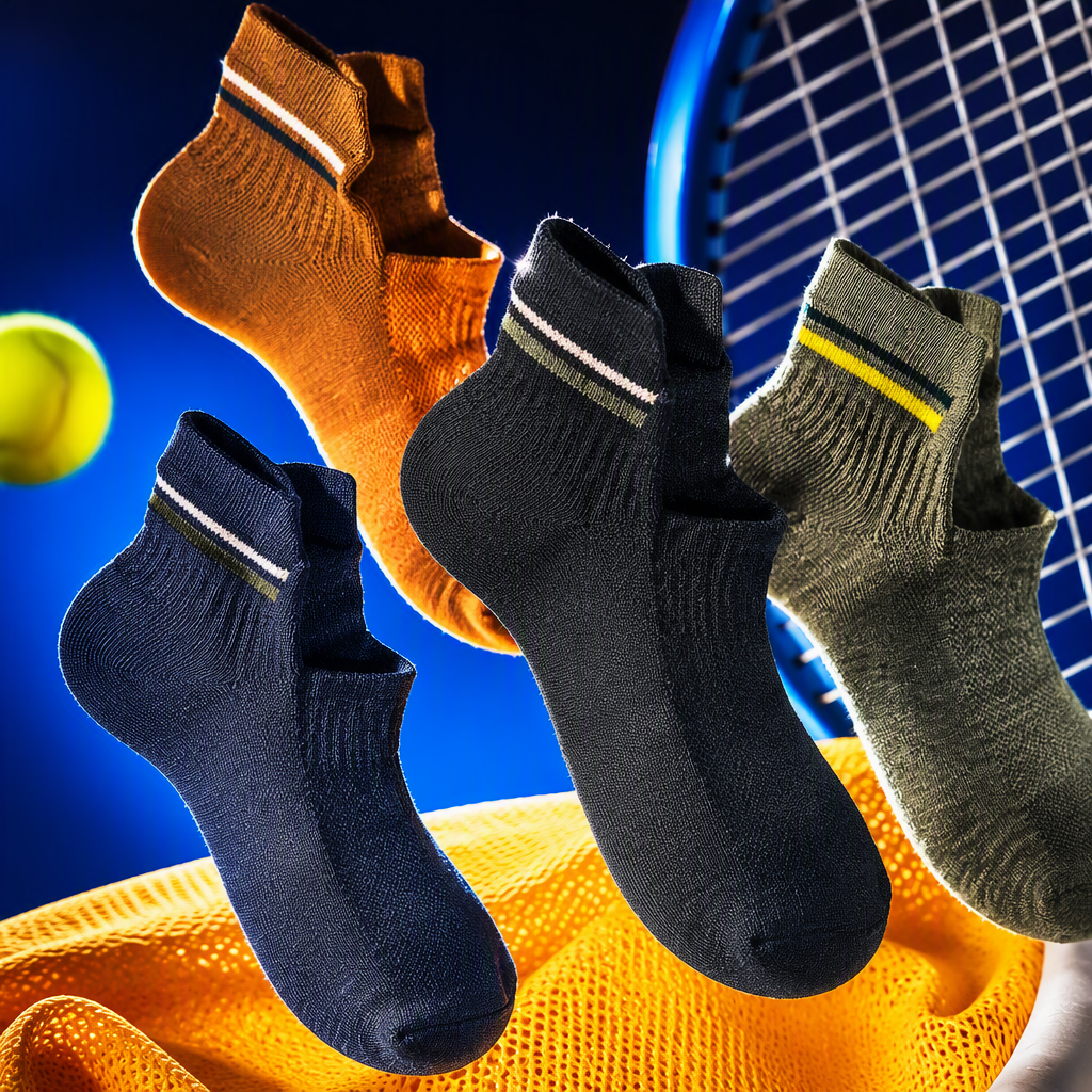 Four pairs of fashionable and colorful short socks in multiple colors, versatile casual sports socks, trendy and versatile for both men and women Specification image