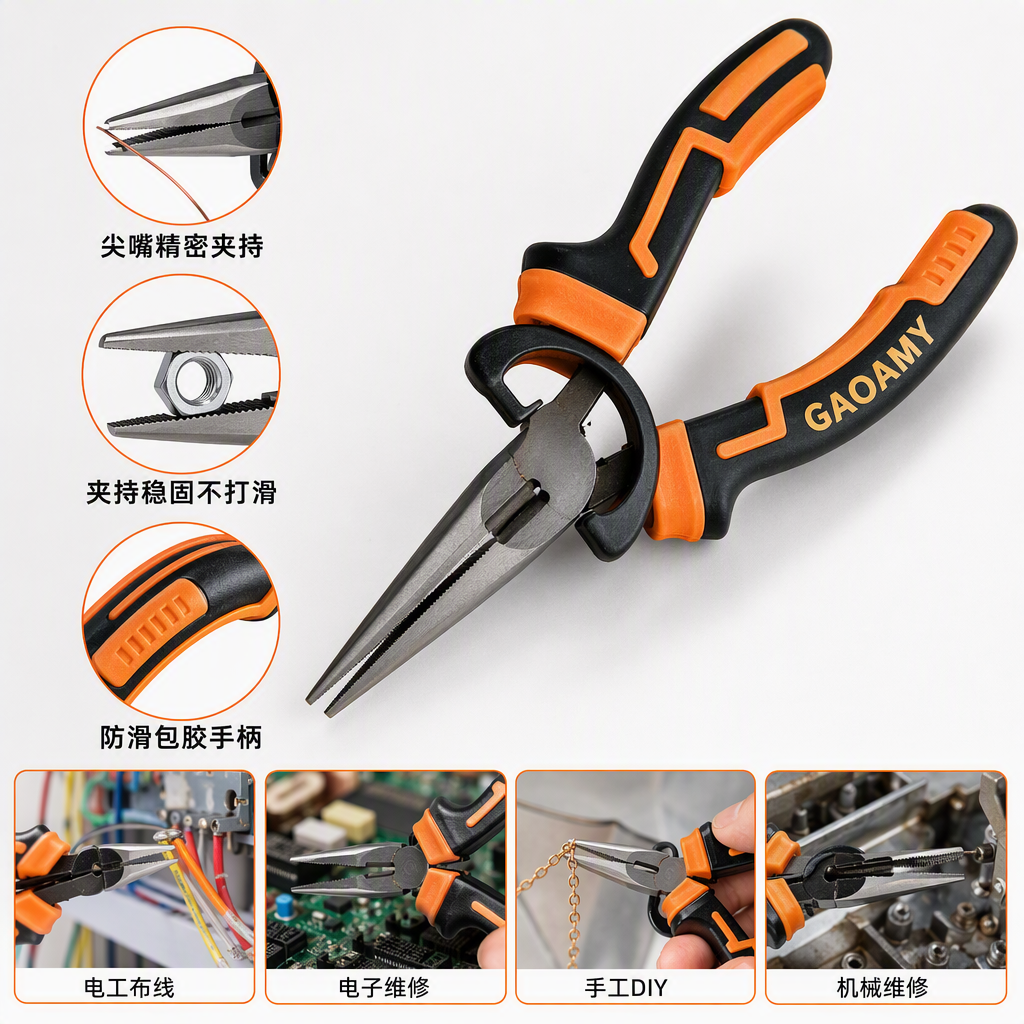 Multi-functional wire cutters, household and industrial repair pliers, strong and durable hand tools, wire cutters Application Scenario
