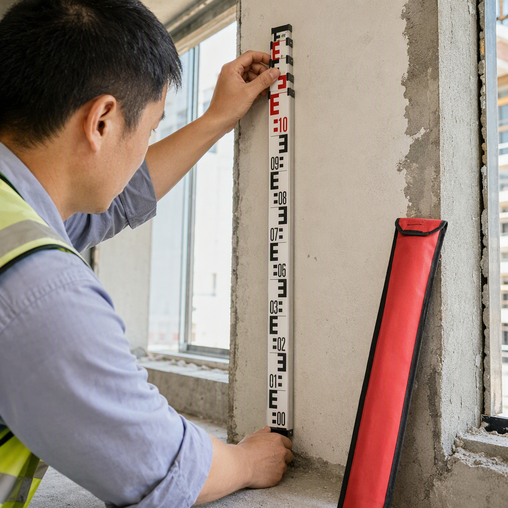 Multi-functional white ruler measuring tool, office manual drawing auxiliary ruler, long and short ruler, plastic ruler details Picture