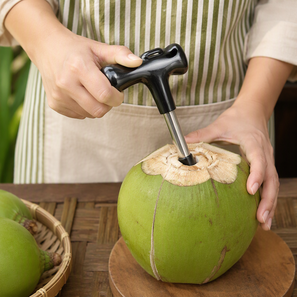 The coconut hole opener is a portable and practical household kitchenware details Picture
