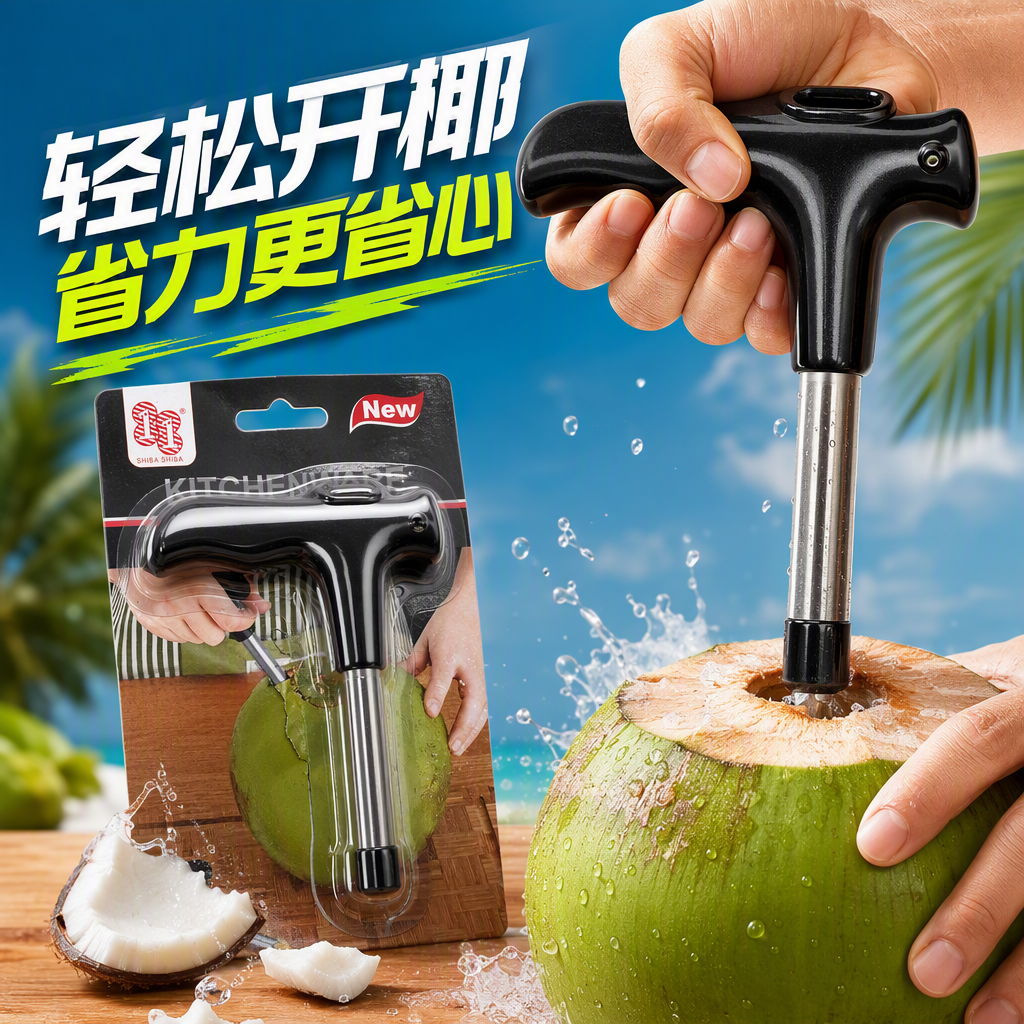 The coconut hole opener is a portable and practical household kitchenware Specification image