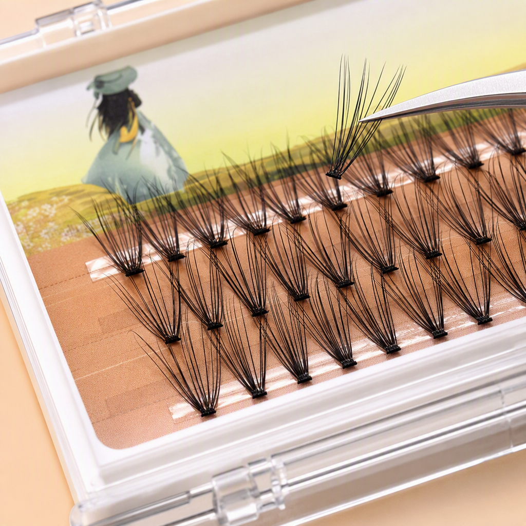 Three trees S K S eyelash box 10D curly hacia arriba pestañas postizas natural grueso duradero belleza herramienta Application Scenario