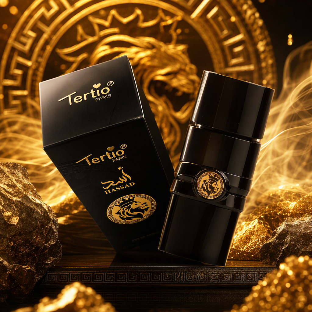 Fashionable black perfume bottle, exquisite packaging box, high-end gift box, simple and elegant, suitable for both women and men as a decorative gift packaging Specification image