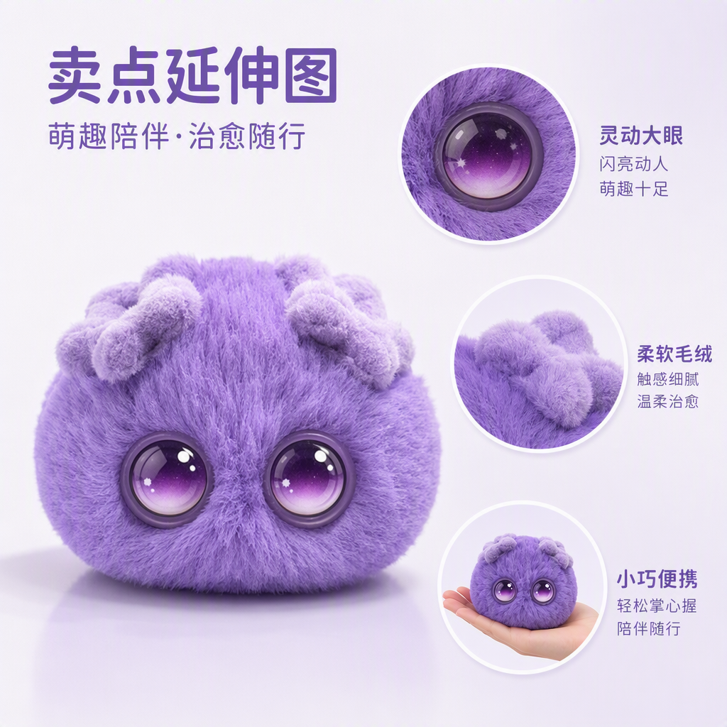 Cute plush toy dolls, throw pillows, children's toys, fabric dolls, gifts and collectibles details Picture