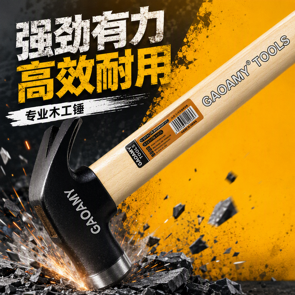 The multi-functional steel hand hammer is a practical tool for home repair. It is lightweight, durable and finely crafted Item Picture