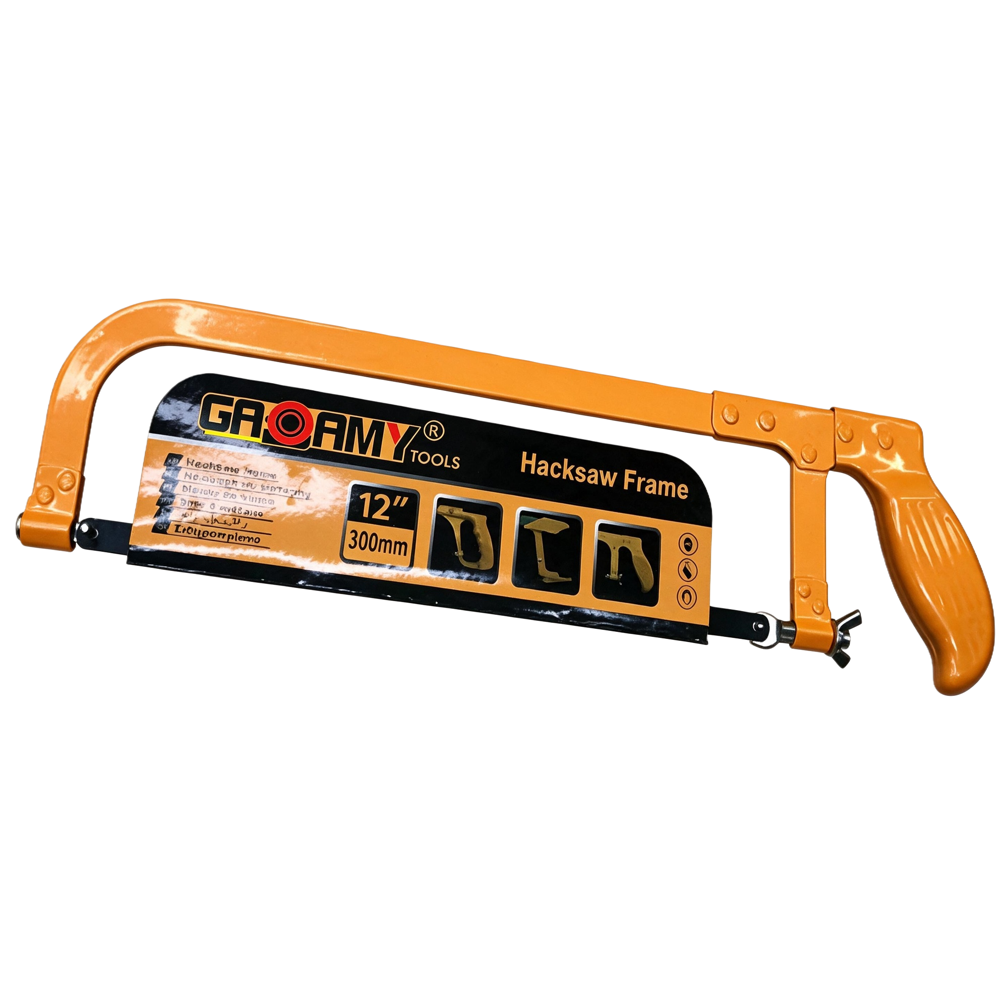 Multi-functional steel saw frame, portable metal saw tool, durable industrial saw frame, steel bracket, suitable for hardware processing