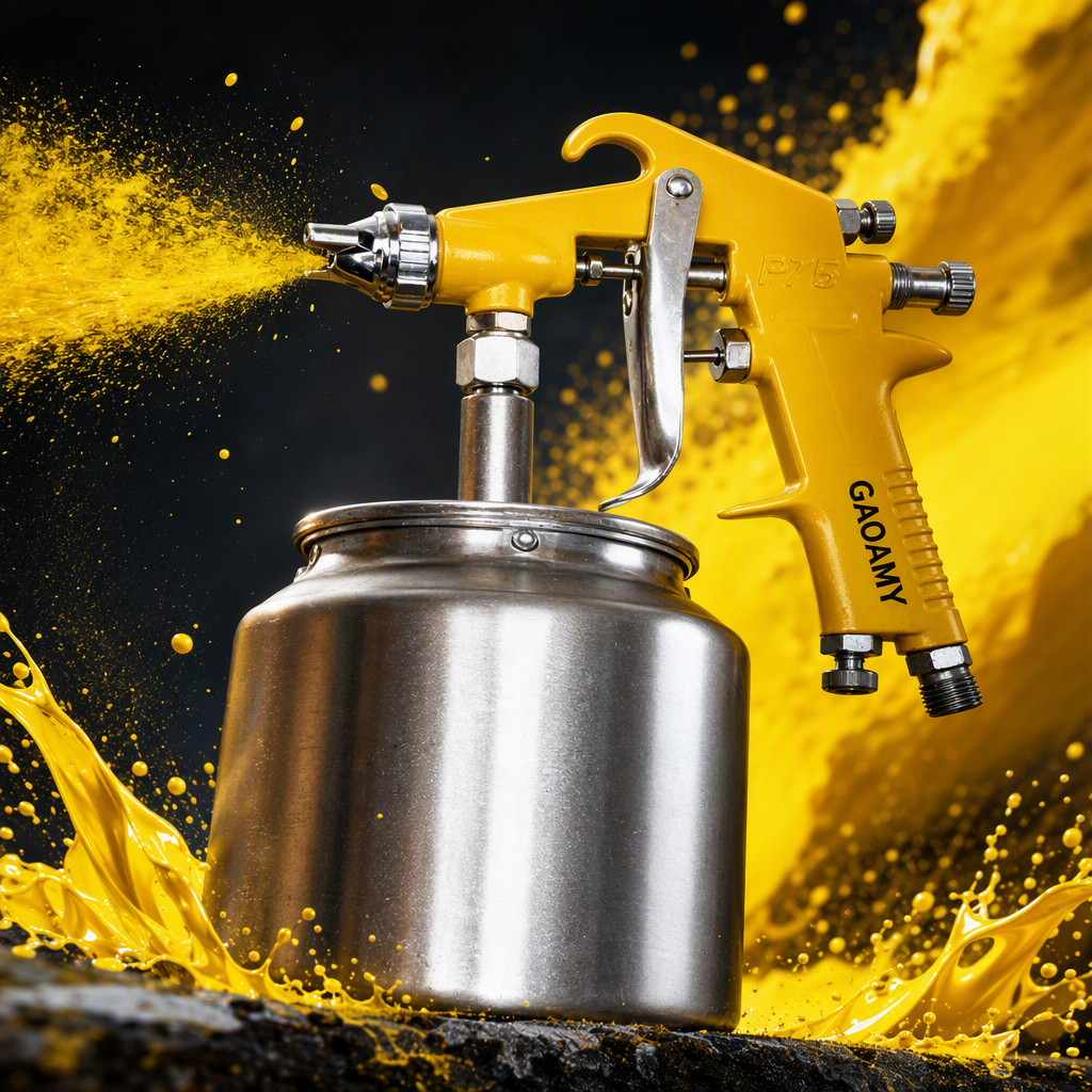 Multi-functional pneumatic spray gun, handheld spraying tool, paint spraying, high-efficiency spraying equipment, industrial pneumatic tool Item Picture