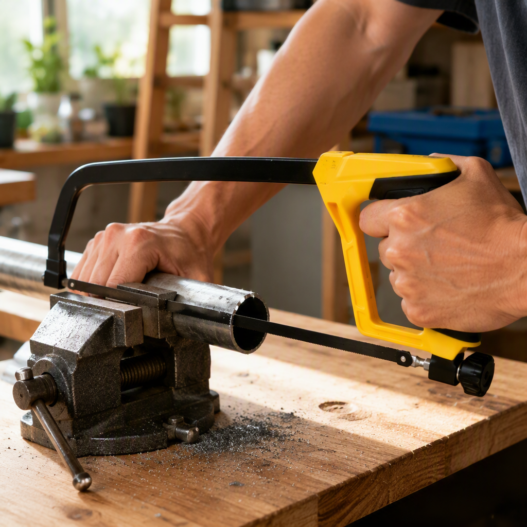 The multi-functional hacksaw frame, manual metal saw frame, metal cutting tools and hardware accessories are durable and practical Specification image