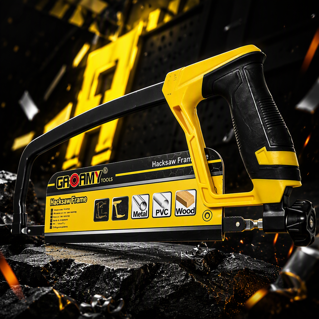 The multi-functional hacksaw frame, manual metal saw frame, metal cutting tools and hardware accessories are durable and practical