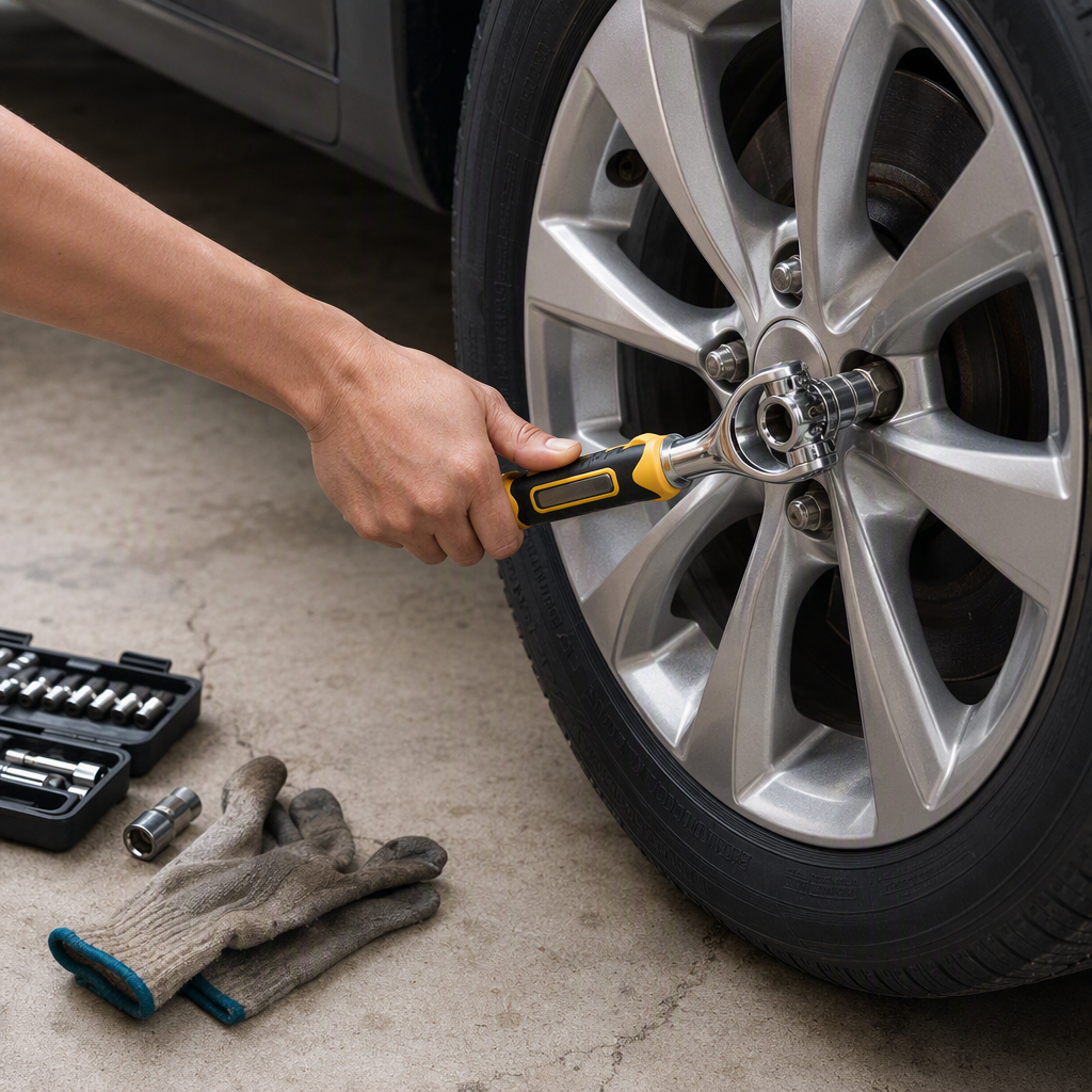 Multi-functional manual wrench socket combination maintenance tool set, household and industrial hardware tool accessories