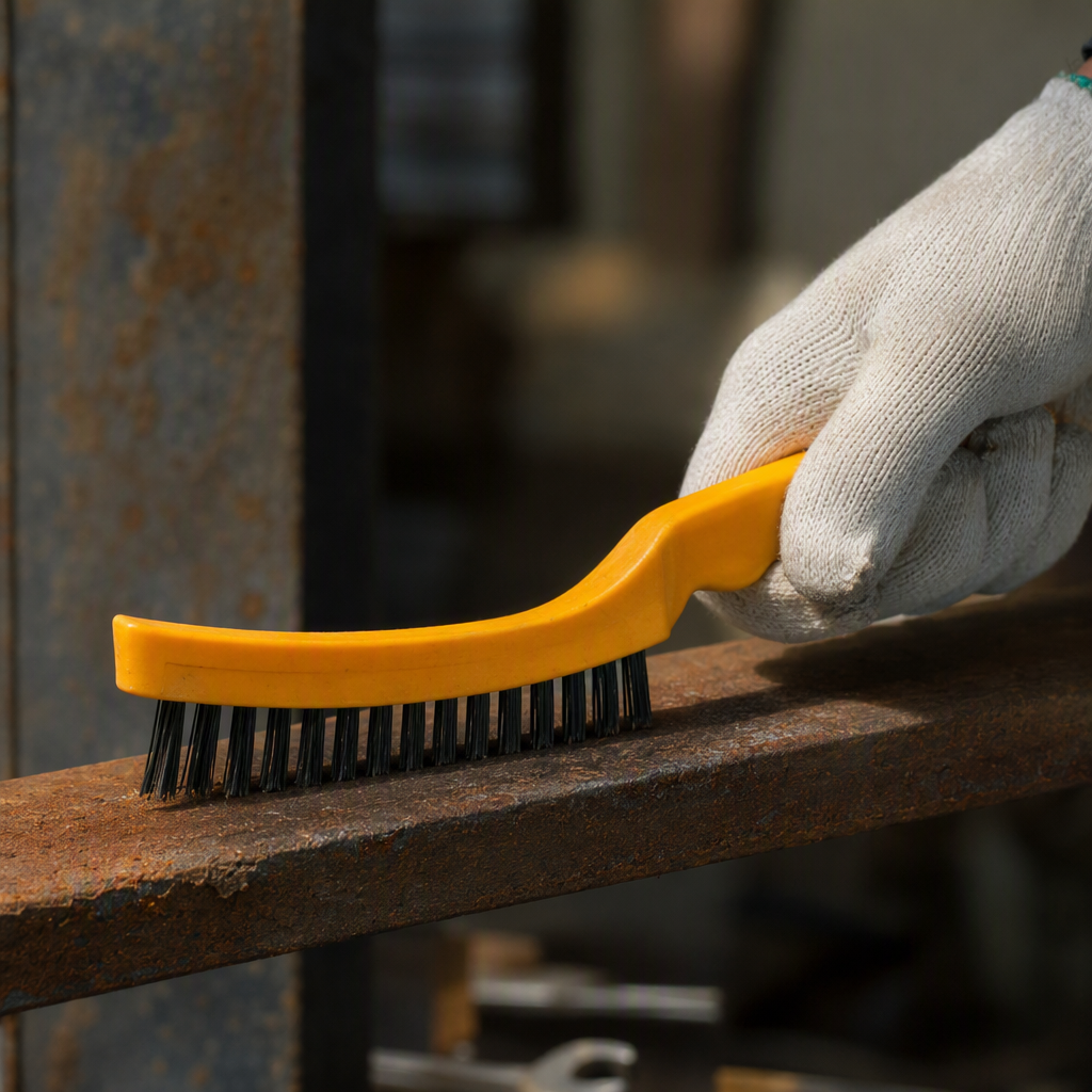 Cepillo de limpieza de metal multifunción mango robusto y duradero herramientas de reparación para el hogar cepillo herramientas útiles accesorios Specification image