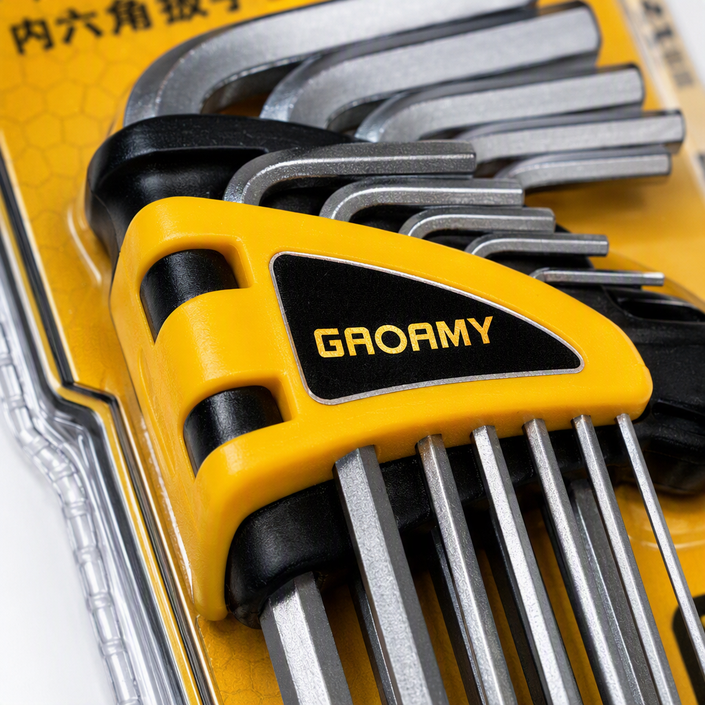 Durable steel manual Allen wrench, hardware repair tool, multi-specification portable set, suitable for household and industrial use Specification image