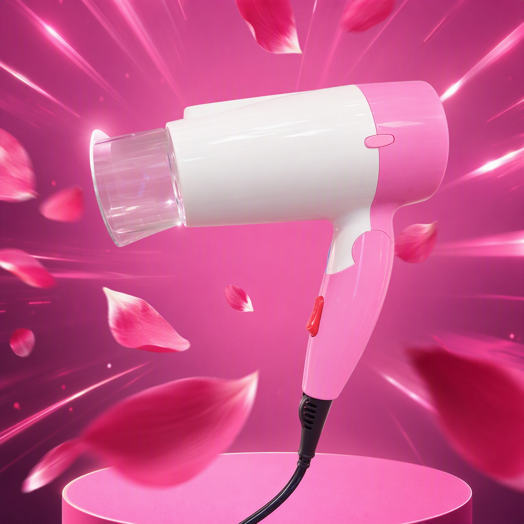 ENERGY MAX Household Hair dryer, silent design, portable hair care wonder Specification image