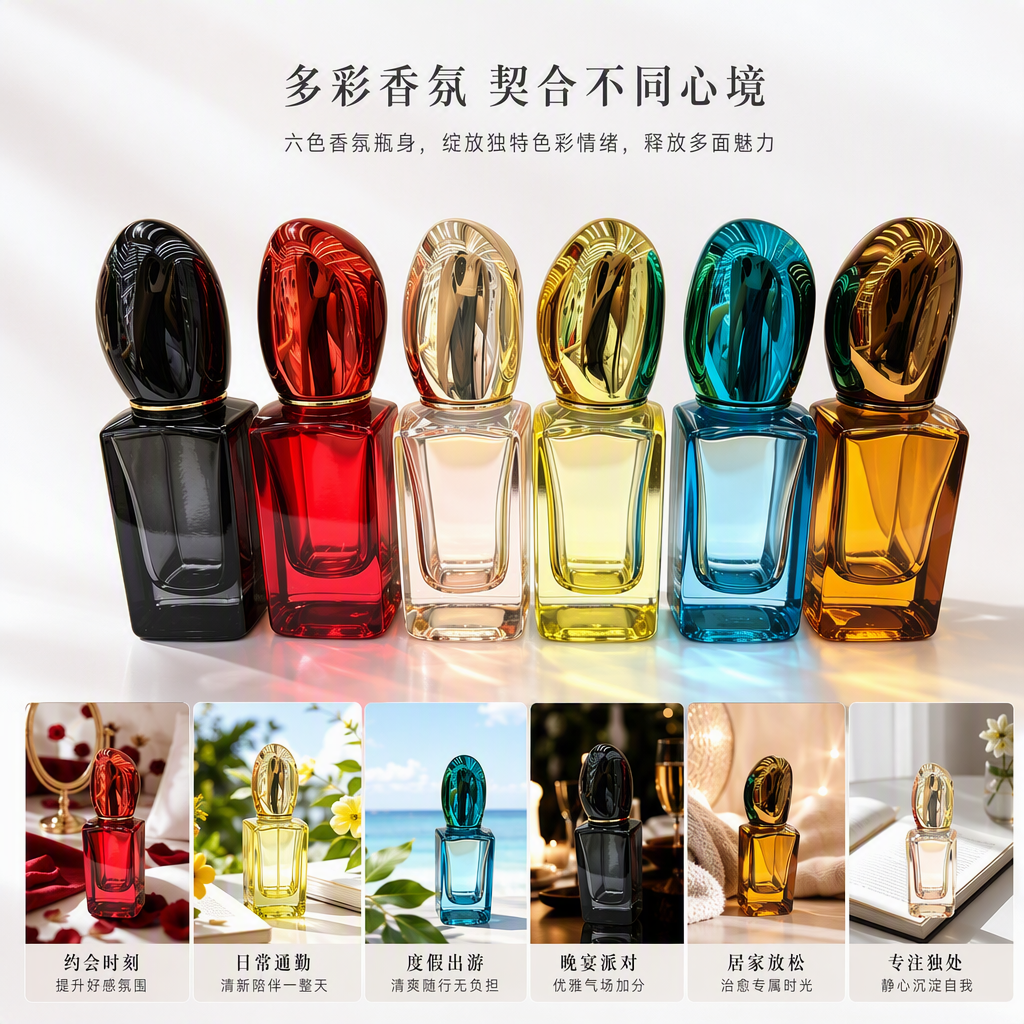 زجاجة ماء ملونة من البراغي الملونة 20ML/30ML/50ML