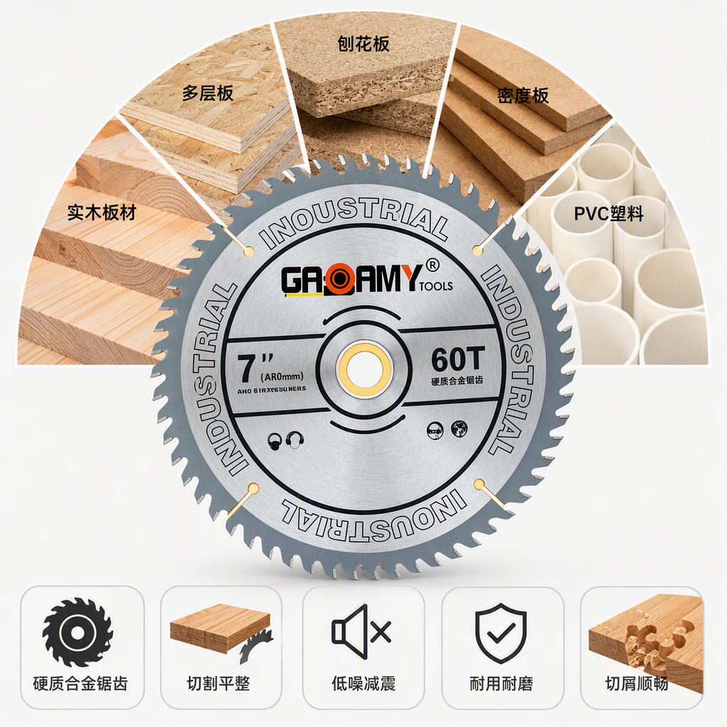 Multi-functional machine saw blades, metal woodworking cutting tools, highly efficient and durable hardware accessories, suitable for a variety of equipment Specification image
