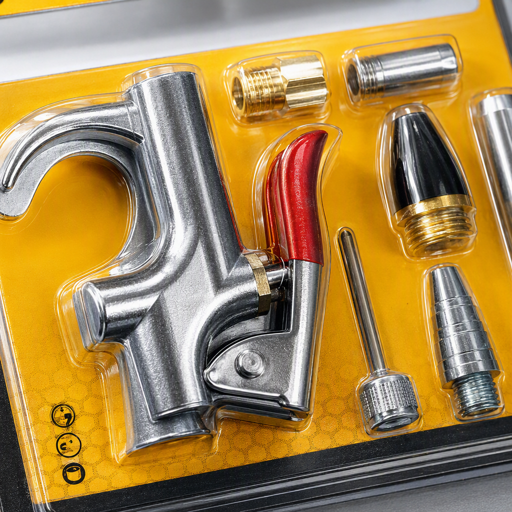 Multi-functional pneumatic tool accessory set, industrial pneumatic tool maintenance, maintenance tool accessory combination Item Picture