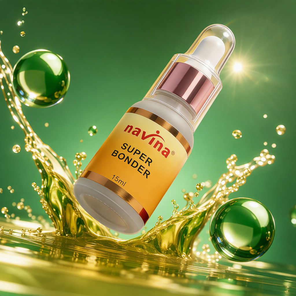 Navina Super Strong adhesive golden bottle body dropper design gift box red plush heart-shaped decoration souvenir Specification image