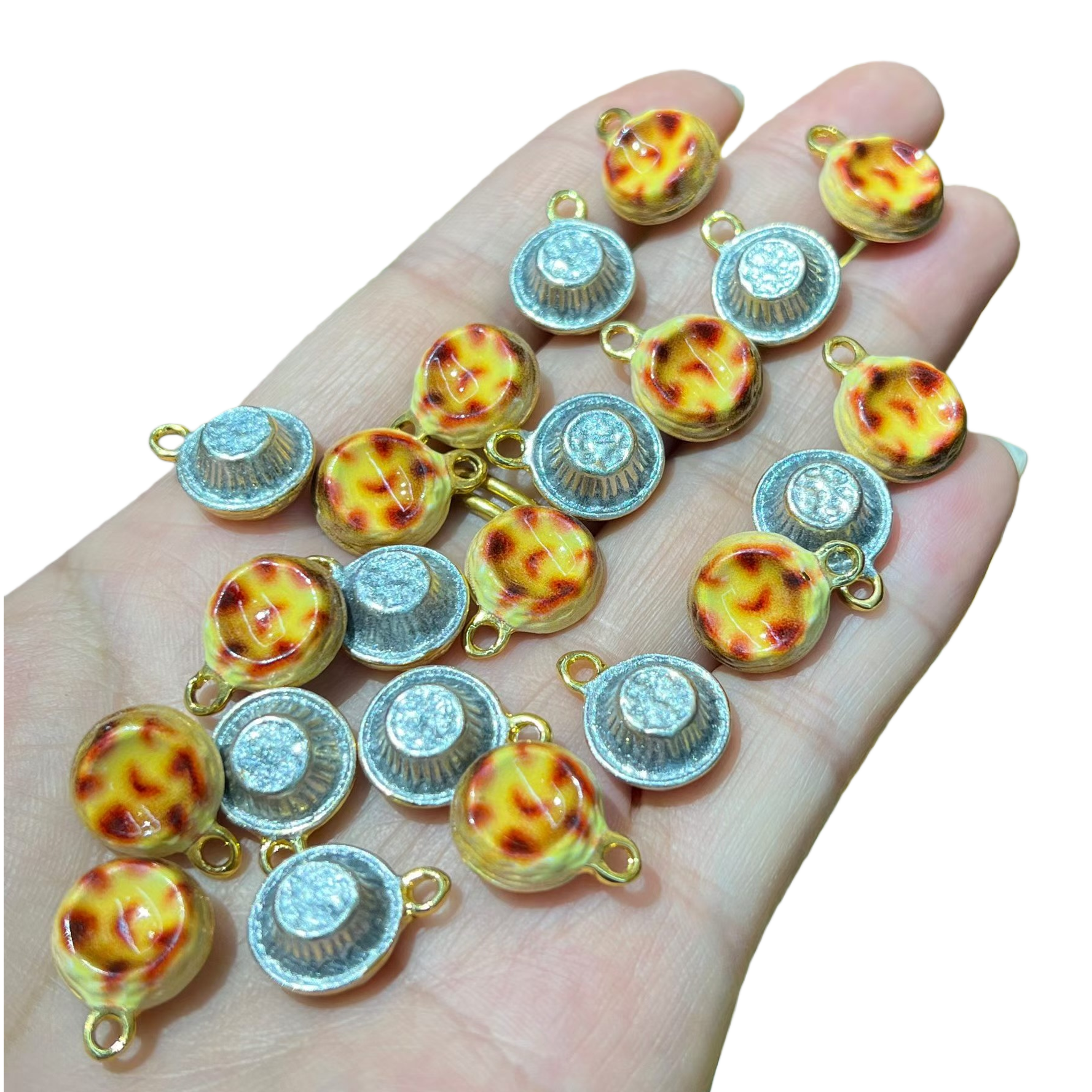 Colorful and creative small cup-shaped pendant necklace pendant, personalized, fashionable and trendy accessory for girls as a gift Item Picture